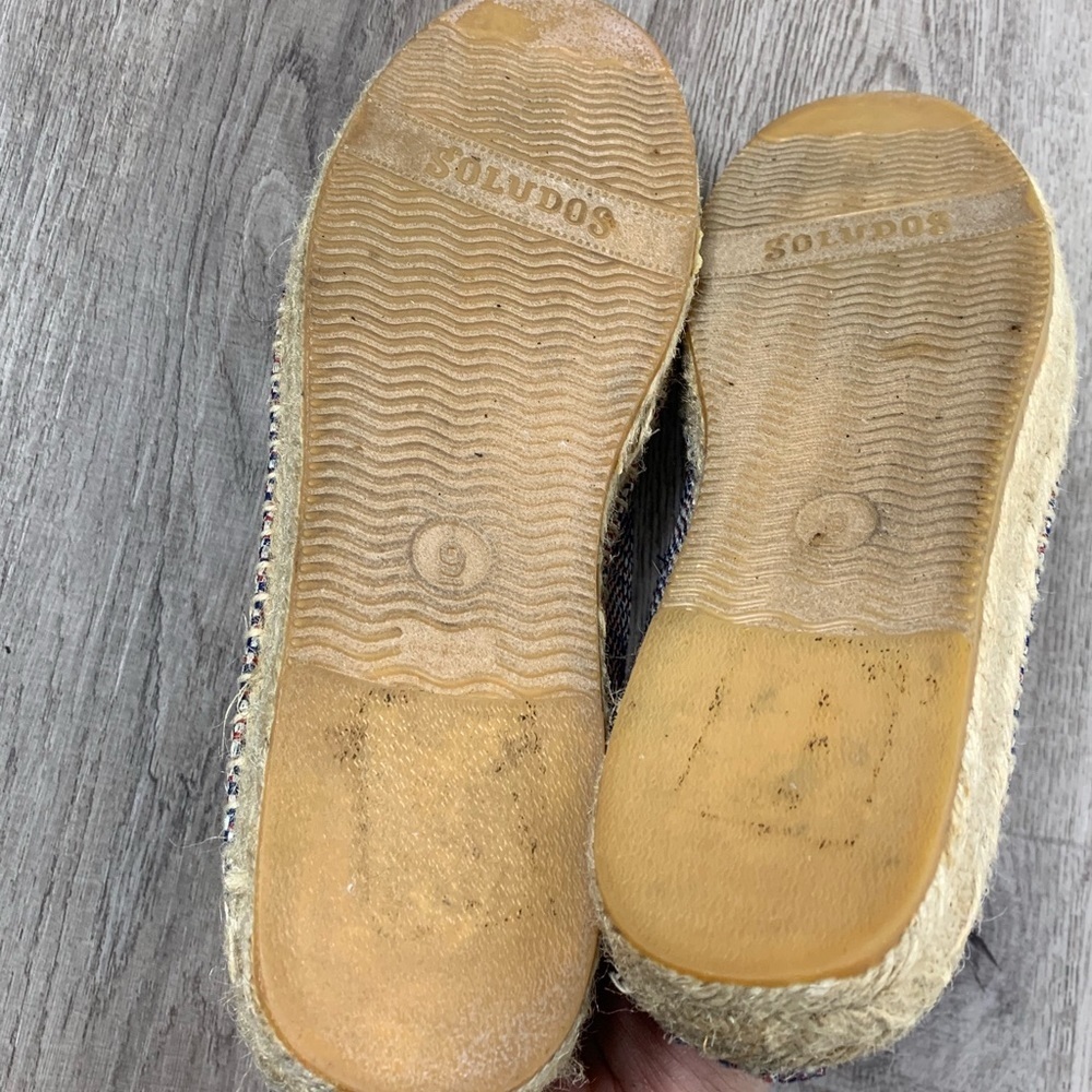 Saludos Multicolor Canvas Espadrille Sz 9 - Picture 7 of 7